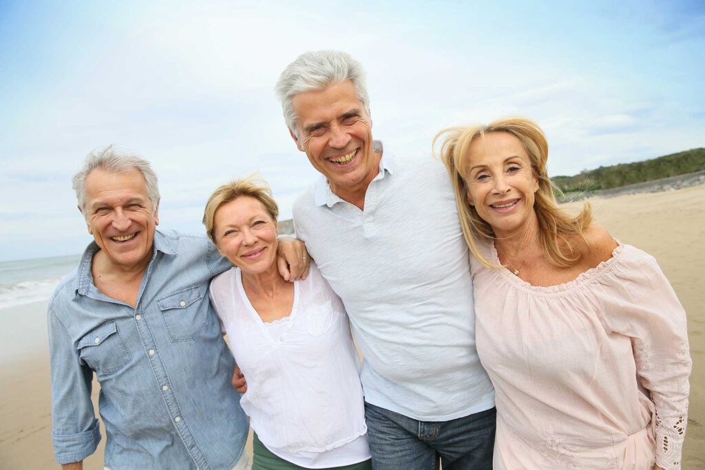 a group of seniors together